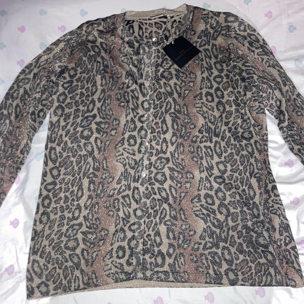 Leopard Print Button Down Shirt